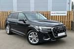 2024 Audi Q7 Estate 55 TFSI Quattro S Line 5dr Tiptronic in Mythos black, metallic at Worcester Audi