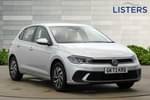 2023 Volkswagen Polo Hatchback 1.0 TSI Life 5dr in Reflex silver at Listers Volkswagen Nuneaton