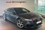 2024 Audi A7 Diesel Sportback 40 TDI Quattro S Line 5dr S Tronic in Daytona grey, pearl effect at Birmingham Audi