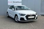 2023 Audi A1 Sportback 30 TFSI 110 Technik 5dr S Tronic in Shell White at Stratford Audi