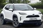 2023 Toyota Yaris Cross Estate 1.5 Hybrid Excel 5dr CVT in White at Listers Toyota Nuneaton