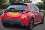 Image two of this 2022 Toyota Yaris Hatchback 1.5 Hybrid Design 5dr CVT in Red at Listers Toyota Nuneaton