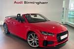 2022 Audi TT Roadster 40 TFSI Black Edition 2dr S Tronic in Tango Red Metallic at Birmingham Audi