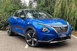 2022 Nissan Juke Hatchback 1.6 Hybrid Tekna+ 5dr Auto in Two tone special - Magnetic blue with pearl black roof at Listers U Northampton