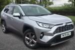 2020 Toyota RAV4 Estate 2.5 VVT-i Hybrid Design 5dr CVT in Silver at Listers Toyota Nuneaton