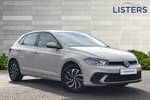 2022 Volkswagen Polo Hatchback 1.0 TSI Life 5dr in Ascot Grey at Listers Volkswagen Stratford-upon-Avon