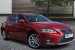 2018 Lexus CT Hatchback 200h 1.8 Luxury 5dr CVT in Red at Lexus Coventry