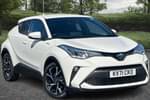 2021 Toyota C-HR Hatchback 1.8 Hybrid Design 5dr CVT in White at Listers Toyota Nuneaton