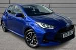 2021 Toyota Yaris Hatchback 1.5 Hybrid Design 5dr CVT in Blue at Listers Toyota Bristol (South)