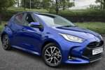 2023 Toyota Yaris Hatchback 1.5 Hybrid Design 5dr CVT in Blue at Listers Toyota Lincoln