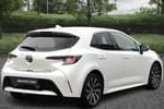 Image two of this 2022 Toyota Corolla Hatchback 1.8 VVT-i Hybrid Design 5dr CVT in White at Listers Toyota Cheltenham