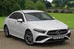 2023 Mercedes-Benz A Class Saloon A250e AMG Line Premium 4dr Auto in digital white at Mercedes-Benz of Boston