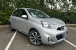 2014 Nissan Micra Hatchback 1.2 DiG-S Tekna 5dr CVT in Metallic - Universal Silver at Listers U Northampton