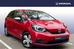 2022 Honda Jazz Hatchback 1.5 i-MMD Hybrid EX 5dr eCVT in Premium Crystal Red at Listers Honda Northampton