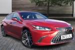 2022 Lexus ES Saloon 300h 2.5 4dr CVT in Red at Lexus Coventry