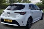 Image two of this 2021 Toyota Corolla Hatchback 1.8 VVT-i Hybrid Design 5dr CVT in White at Listers Toyota Grantham