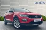 2018 Volkswagen T-Roc Hatchback 1.5 TSI EVO SE 5dr in Flash Red at Listers Volkswagen Loughborough