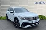 2023 Volkswagen Tiguan Estate 2.0 TSI 4Motion R-Line 5dr DSG in Pure white at Listers Volkswagen Nuneaton