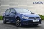 2022 Volkswagen Polo Hatchback 1.0 TSI Life 5dr in Reef Blue at Listers Volkswagen Worcester