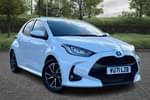 2021 Toyota Yaris Hatchback 1.5 Hybrid Design 5dr CVT in White at Listers Toyota Stratford-upon-Avon