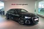 2023 Audi A5 Coupe 35 TFSI S Line 2dr S Tronic in Mythos black, metallic at Birmingham Audi