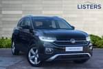 2023 Volkswagen T-Cross Estate 1.0 TSI 110 SEL 5dr DSG in Deep Black at Listers Volkswagen Loughborough