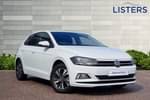 2021 Volkswagen Polo Hatchback 1.0 TSI 95 Match 5dr in Pure White at Listers Volkswagen Loughborough