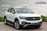 2019 Volkswagen T-Cross Estate 1.0 TSI 115 SE 5dr in Pure White at Listers Volkswagen Loughborough