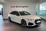 2021 Audi A4 Diesel Avant S4 TDI 341 Quattro Black Edition 5dr Tiptronic in Ibis White at Birmingham Audi