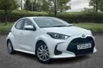 2023 Toyota Yaris Hatchback 1.5 Hybrid Icon 5dr CVT in White at Listers Toyota Stratford-upon-Avon