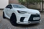 2023 Lexus RX Estate 500h 2.4 Direct4 F-Sport 5dr Auto in White at Lexus Cheltenham