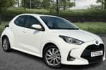 2023 Toyota Yaris Hatchback 1.5 Hybrid Icon 5dr CVT in White at Listers Toyota Lincoln