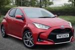 2023 Toyota Yaris Hatchback 1.5 Hybrid Excel 5dr CVT in Red at Listers Toyota Nuneaton