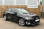 2020 Audi A3 Saloon 30 TFSI Sport 4dr in Mythos Black Metallic at Worcester Audi