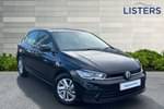 2021 Volkswagen Polo Hatchback 1.0 Life 5dr in Deep black at Listers Volkswagen Nuneaton