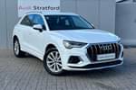 2019 Audi Q3 Diesel Estate 35 TDI Quattro Sport 5dr in Ibis White at Stratford Audi