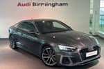 2021 Audi A5 Coupe 35 TFSI S Line 2dr S Tronic in Daytona Grey Pearlescent at Birmingham Audi