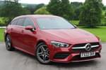 2022 Mercedes-Benz CLA Shooting Brake 200 AMG Line 5dr Tip Auto in designo patagonia red metallic at Mercedes-Benz of Grimsby