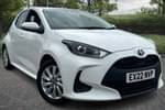 2022 Toyota Yaris Hatchback 1.5 Hybrid Icon 5dr CVT in White at Listers Toyota Coventry