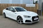 2019 Audi A5 Sportback 35 TFSI Black Edition 5dr S Tronic in Ibis White at Worcester Audi