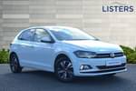 2021 Volkswagen Polo Hatchback 1.0 TSI 95 Match 5dr in Pure white at Listers Volkswagen Stratford-upon-Avon