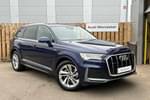 2021 Audi Q7 Diesel Estate 50 TDI Quattro S Line 5dr Tiptronic in Navarra Blue Metallic at Worcester Audi