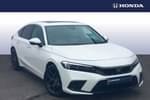 2022 Honda Civic Hatchback 2.0 eHEV Advance 5dr CVT in Platinum White at Listers Honda Solihull