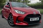 2022 Toyota Yaris Hatchback 1.5 Hybrid Design 5dr CVT in Red at Listers Toyota Coventry