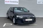 2021 Audi A1 Sportback 25 TFSI Technik 5dr S Tronic in Myth Black Metallic at Coventry Audi