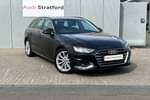 2020 Audi A4 Avant 40 TFSI Sport 5dr S Tronic in Myth Black Metallic at Stratford Audi