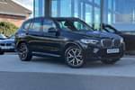 2023 BMW X3 Estate xDrive20i MHT M Sport 5dr Step Auto in Black Sapphire metallic paint at Listers King's Lynn (BMW)