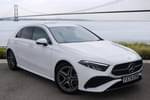 2024 Mercedes-Benz A Class Hatchback A180 AMG Line Executive 5dr Auto in Polar white at Mercedes-Benz of Hull