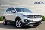 2023 Volkswagen T-Cross Estate 1.5 TSI EVO SEL 5dr DSG in Pure White at Listers Volkswagen Loughborough