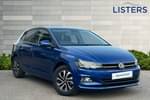 2021 Volkswagen Polo Hatchback Special Editions 1.0 EVO 80 Active 5dr in Reef Blue at Listers Volkswagen Loughborough